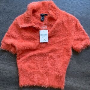 Fuzzy Collard Top 